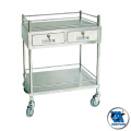 BDT205 used hospital treatment adjustable trolley with drawer for sale